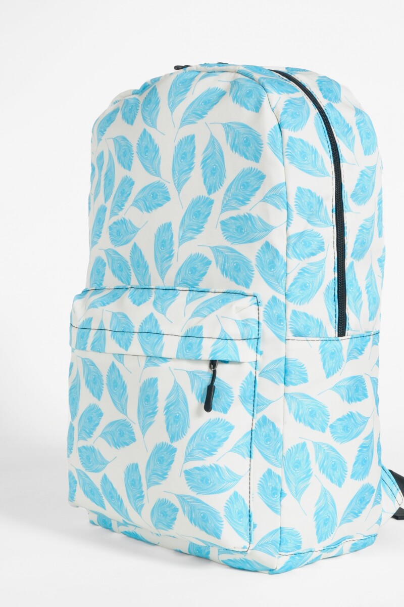 Mochila estampada - Mujer CELESTE