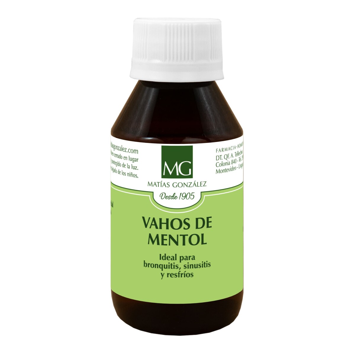 Vahos de Mentol: Bronquitis, Sinusitis y Resfríos. 