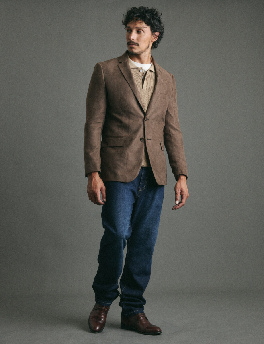 110600 SACO HARRINGTON LABEL Marron