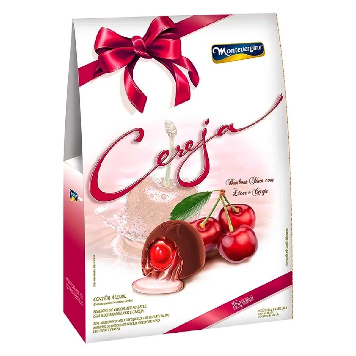 BOMBONERA MONTEVERGINE 195G CEREZA C/LICOR 