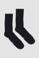 Medias deportivas lisas con felpa interior Negro