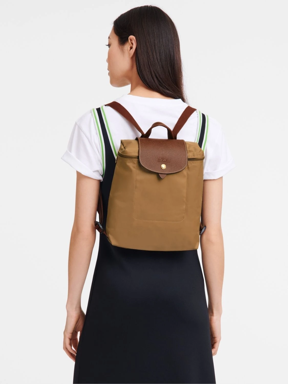 Longchamp - Le Pliage Original M BackPack Beige