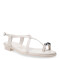 Sandalias de Mujer Miss Carol con Tira al Dedo Blanco