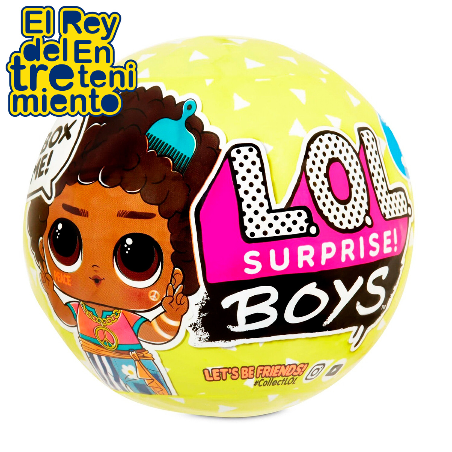 Mu ecos Lol Surprise Boys Pelota Bola C accesorios Amarillo El