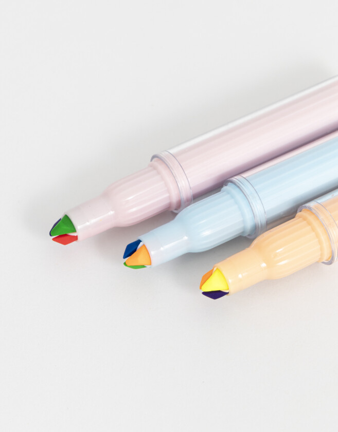 Resaltadores Set Grande Set De Resaltadores - Combinacion Multicolor