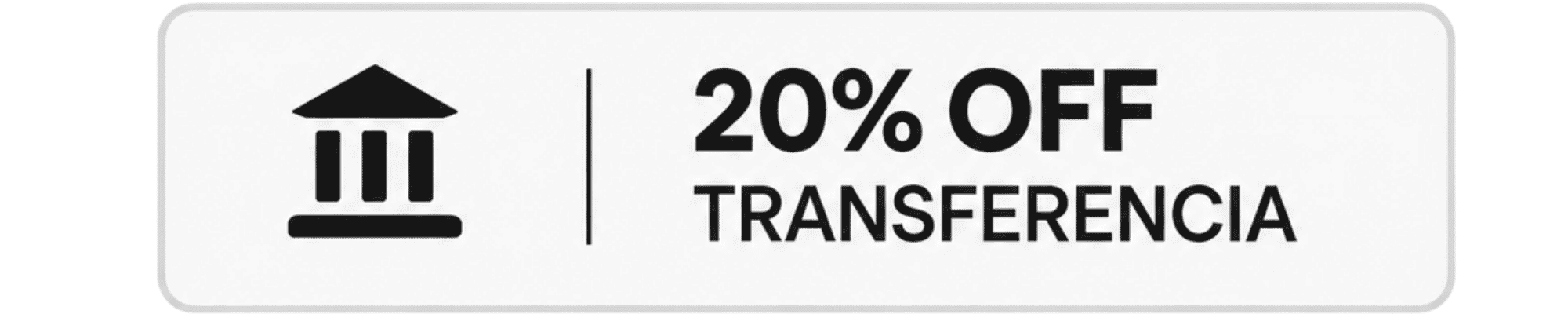 20%OFF Transferencia