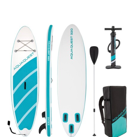 INTEX SET TABLA INFLABLE PADDLE SURF 320 320X81X15 CMS +REMO +INFLADOR +MOCHILA Intex Set Tabla Inflable Paddle Surf 320 320x81x15 Cms +remo +inflador +mochila