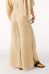 Pantalon Cuarzo Lino Beige
