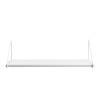 Estante de pared madera y hierro - 1 piso Blanco