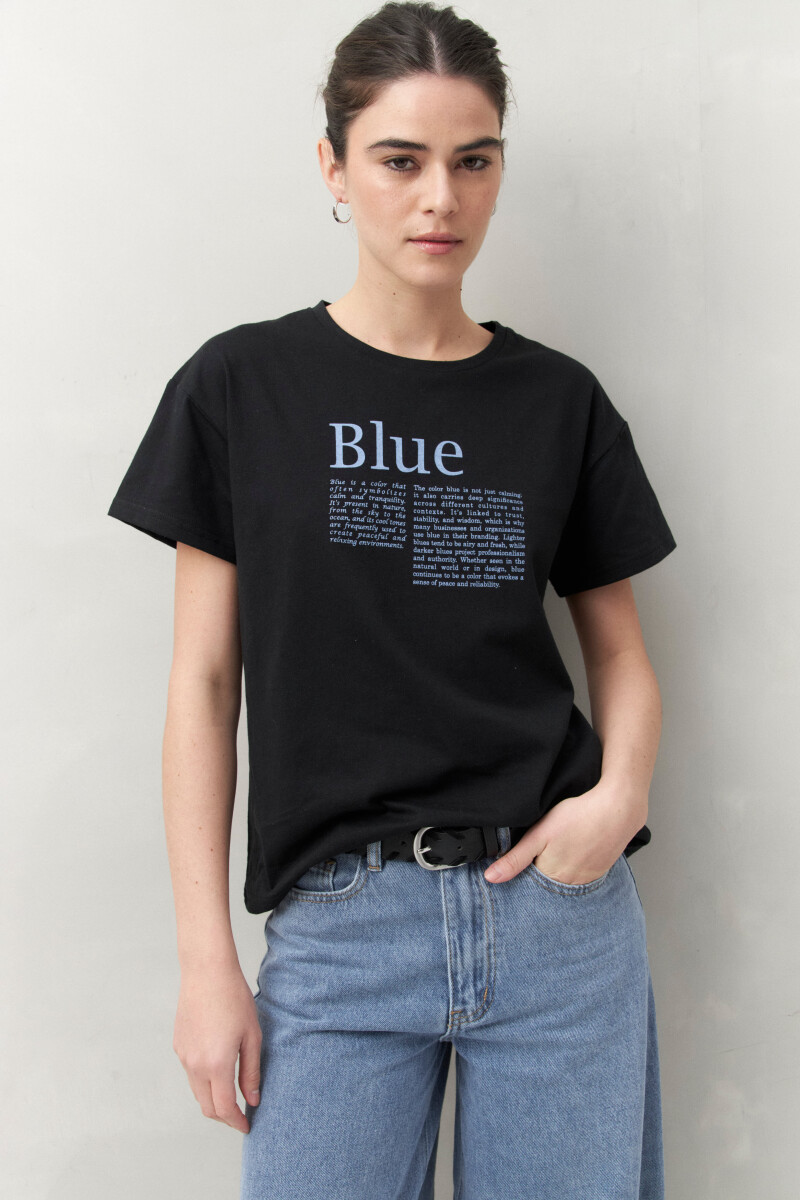 REMERA RIMENA Negro