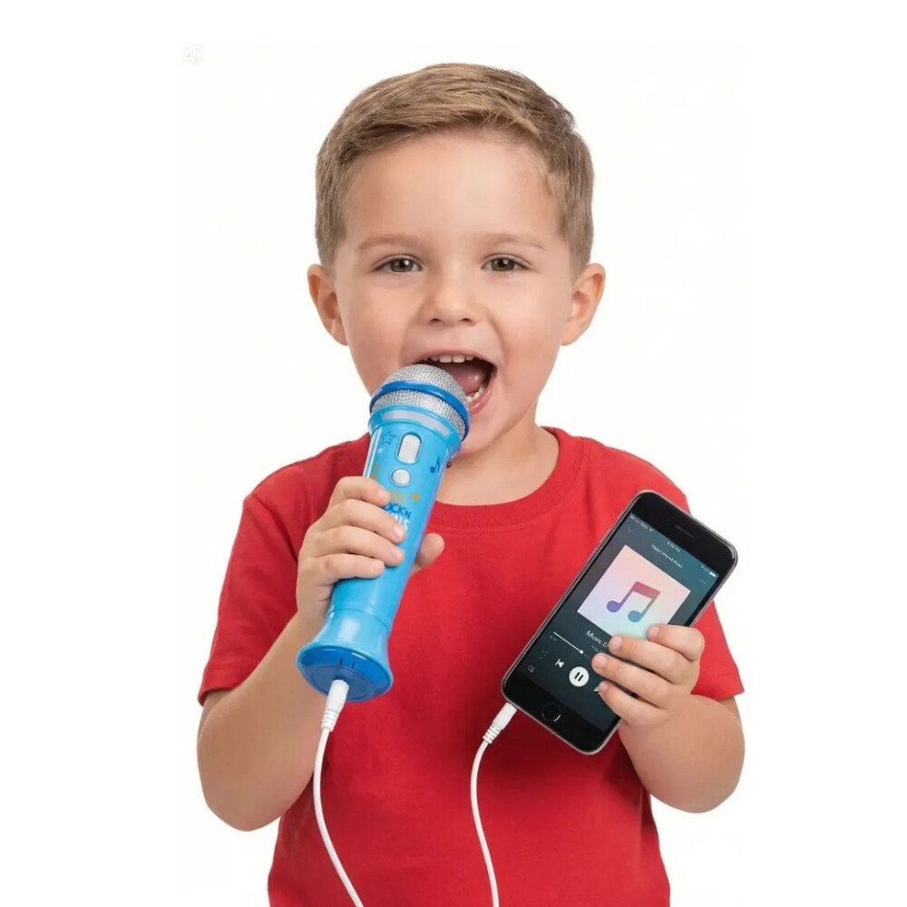 Micrófono Infantil Karaoke Conexión Celular CELESTE