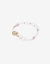 Pulseras Elásticas Color Pulsera Elástica Corazones Para Niñas - Combinacion Multicolor
