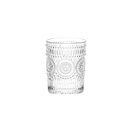 Vaso de Vidrio Texturado Ancho Sc