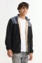 Campera de polar con corderito NEGRO