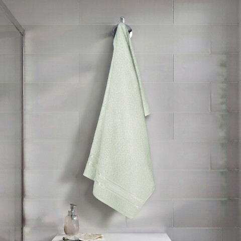 Toalla Baño Dohler Dueto 65 x 130 cm 100% Algodón VERDE CLARO