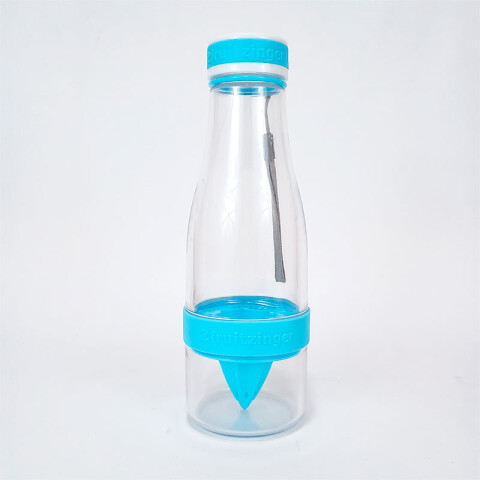 Botella juguera plástica con exprimidor 3 colores Botella Juguera Plástica Con Exprimidor 3 Colores