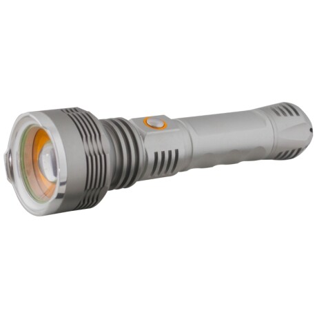 Linterna foco con zoom recargable, 1 led 8W, 17cm de largo Linterna foco con zoom recargable, 1 led 8W, 17cm de largo