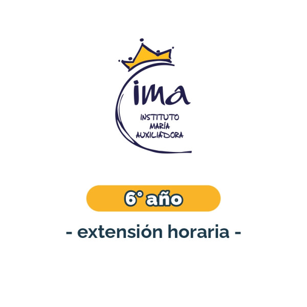 Lista de materiales - Primaria 6° - Extensión horaria IMA Única