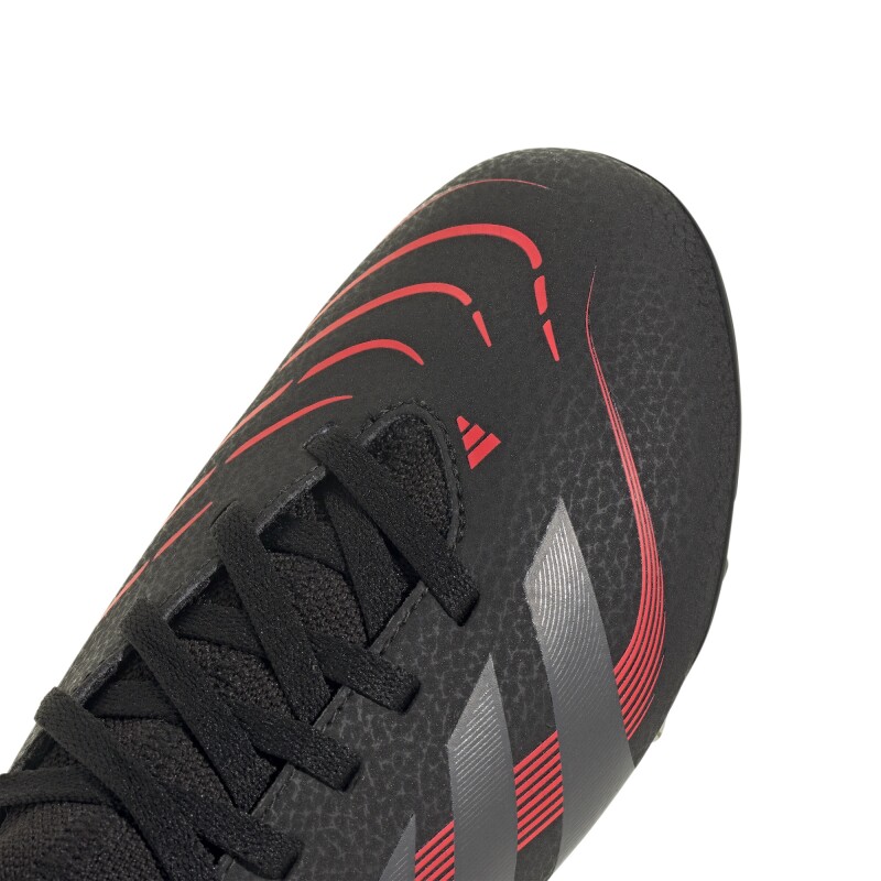 Championes adidas Predator Club Sock FG/MG de niño BLACK/RED