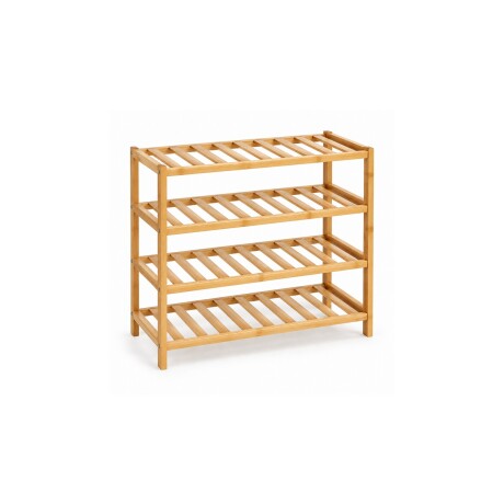 Zapatero estantería baja de bambú - 67x68x23cm Sc