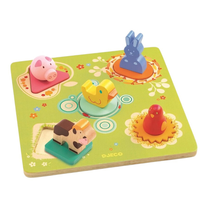 Puzzle Encastre de Madera Bildi Djeco Puzzle Encastre de Madera Bildi Djeco