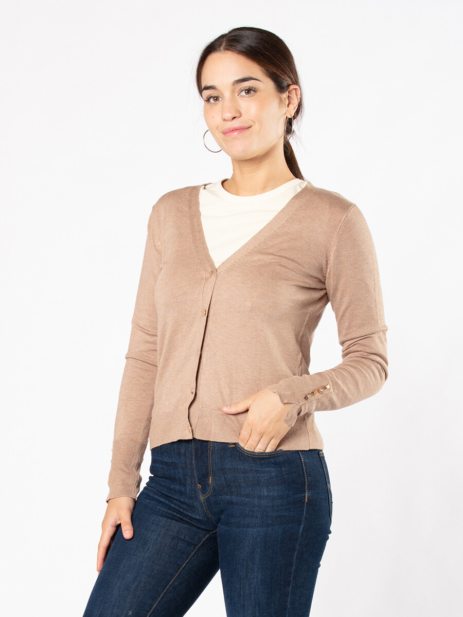 CARDIGAN TALMICA REV - Beige 