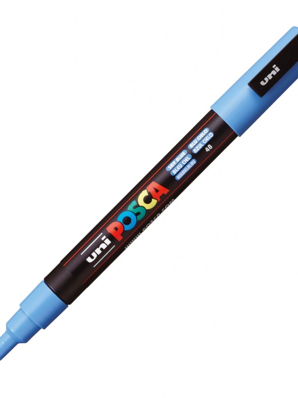 MARCADOR UNI POSCA 1.3 MM CELESTE N/A