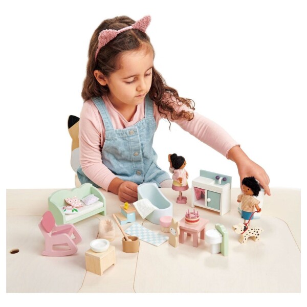 Juguete Set De Muebles Tender Leaf Madera Infantil Niño Juguete Set De Muebles Tender Leaf Madera Infantil Niño