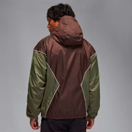 Abrigo Jordan Brooklyn Hooded Draft de Hombre chocolate