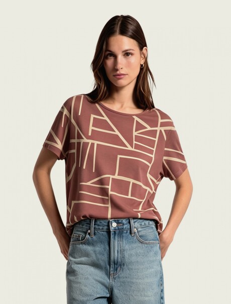 BLUSA ESTAMPADA BLUSA MM FEM