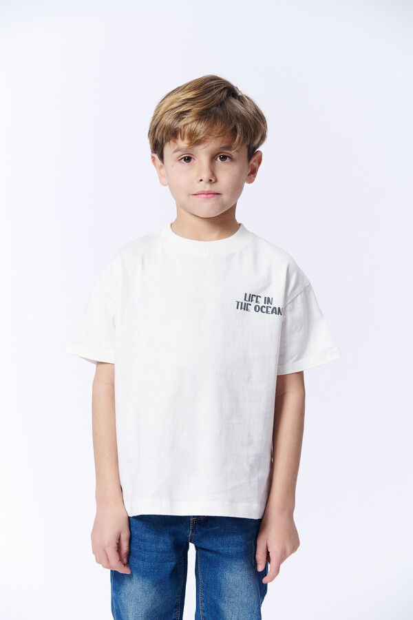 Remera Langosta Espalda Cruda