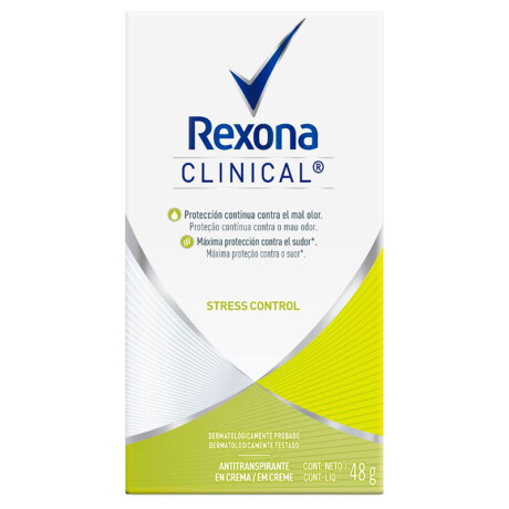 Desodorante Crema Clinical REXONA Women Stress Control Desodorante Crema Clinical REXONA Women Stress Control