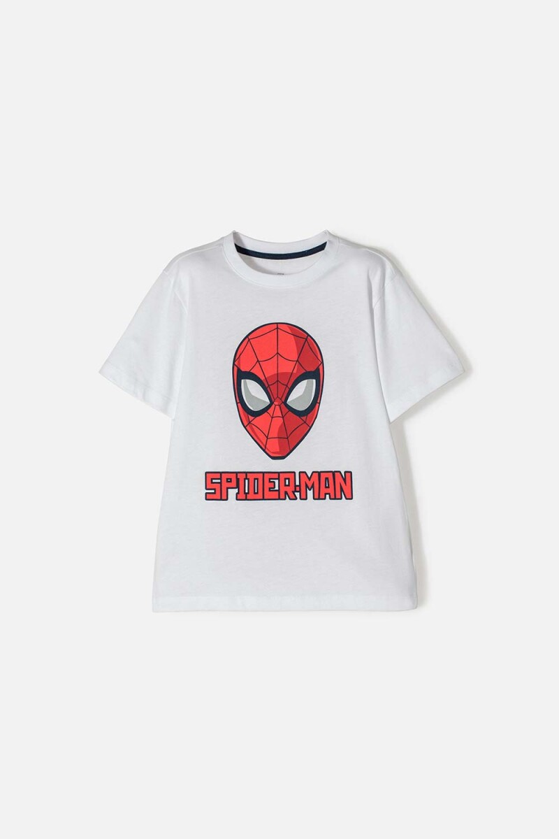 Camiseta niño Spiderman BLANCO