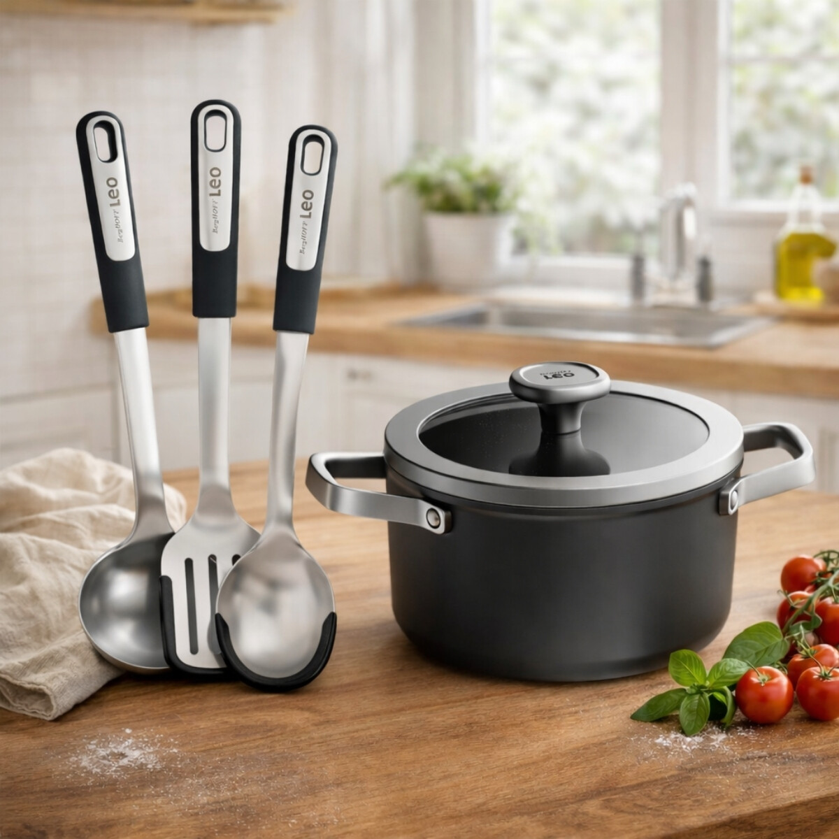 Cacerola 3.1 Litros con Set Utensilios 3 Piezas Berghoff 