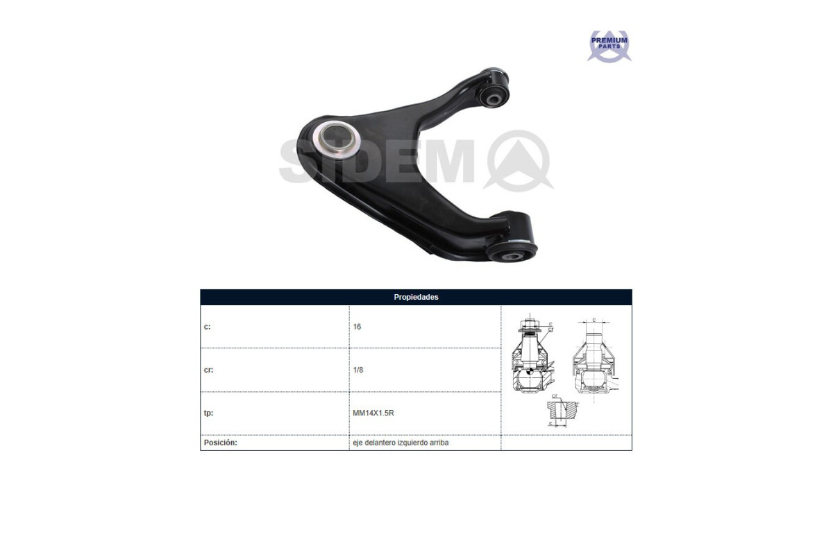 Parilla De Suspension Delantera Mitsubishi L200 15-25 Izq Parilla De Suspension Delantera Mitsubishi L200 15-25 Izq