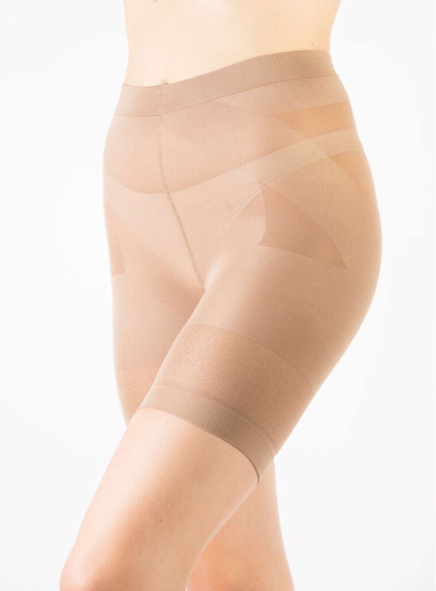 Bermuda reductora sin media - Beige 