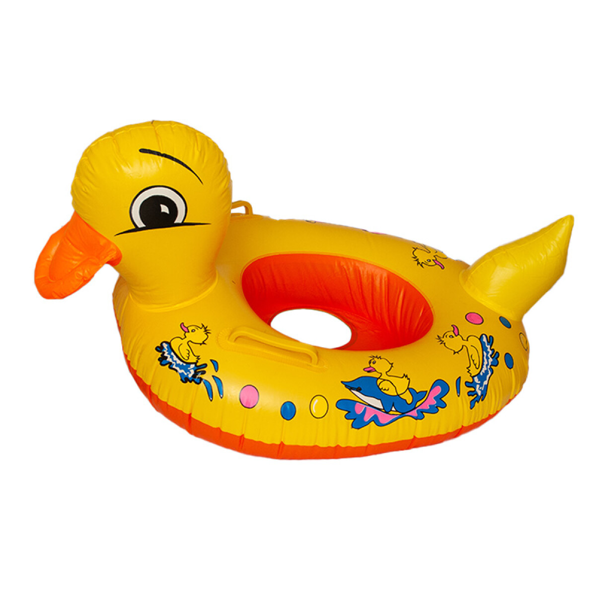 OUTLET Inflable de bebé con soporte y manijas c/cab pato - Outlet Inflable De Bebé Con Soporte Y Manijas C/cab Pato 