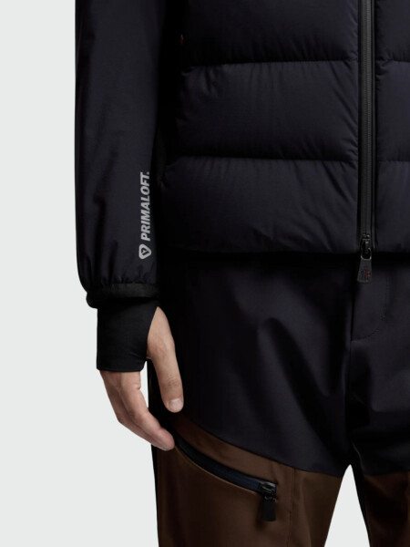 MONCLER - Campera de Plumas Agaripe Azul Marino