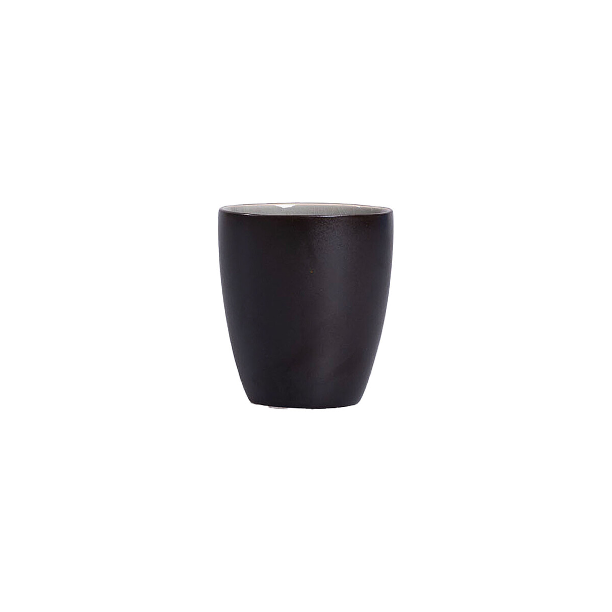 TAZA 180ML DARK - CERAMICA NEGRO NEGRO 