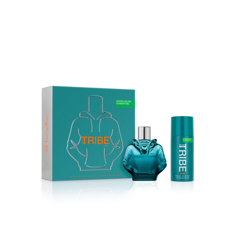 Benetton Tribe Cool Eau de Toilette Hombre Set 90 ml + Desodorante 150 ml Benetton Tribe Cool Eau de Toilette Hombre Set 90 ml + Desodorante 150 ml