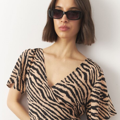 VESTIDO VELSEN Zebra