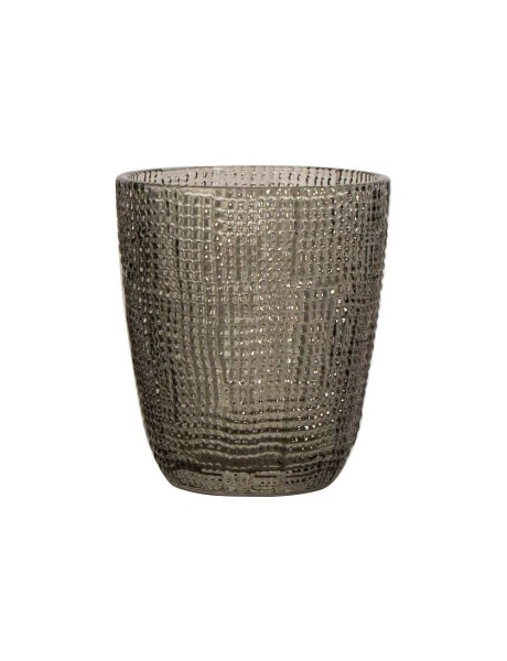 VASO DOF DE VIDRIO 300ML GRIS MUSELINA VASO DOF DE VIDRIO 300ML GRIS MUSELINA