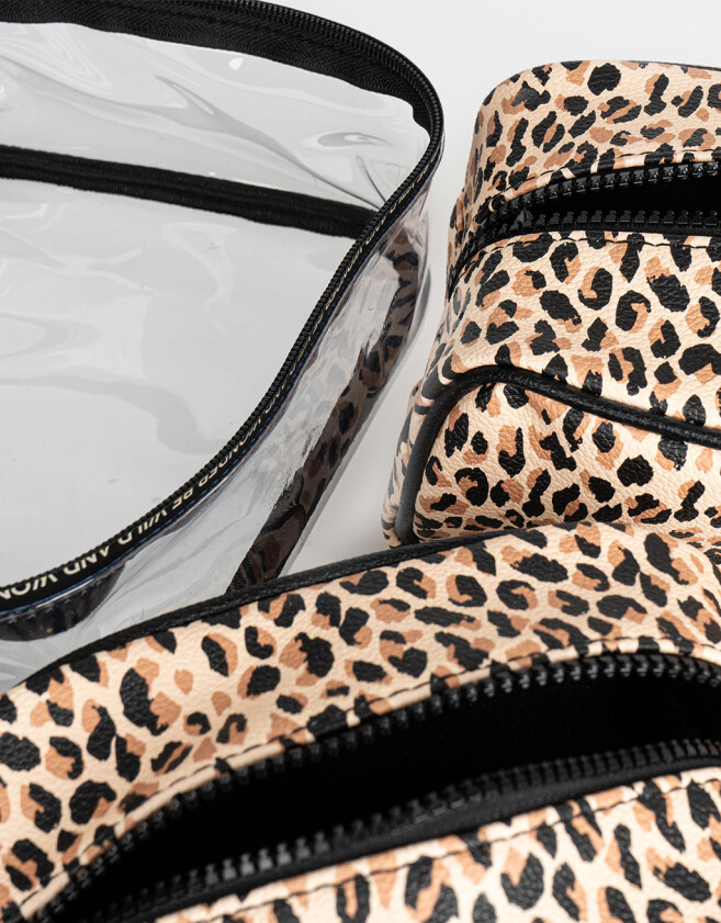 Porta Cosméticos Set De Portacosméticos Animal Print - Estampado Animal Print