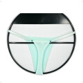 Tanga Colaless Ajustable De Algodón Teal
