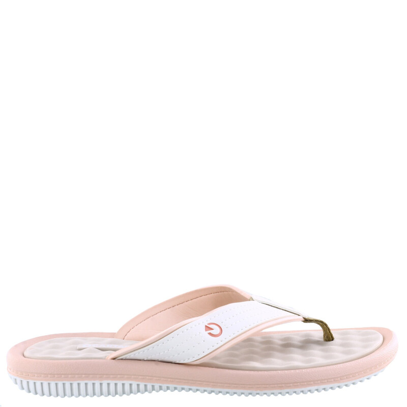 Sandalias de Mujer Cartago Ojota Figi Wns Rosa - Blanco