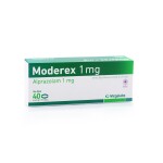 MODEREX 1 MG. CJ X 40 COMP. única