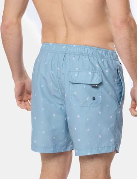 SHORT ESTAMPADO Celeste