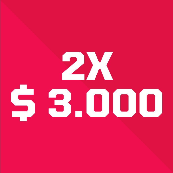 2x$3000