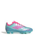 Championes de Fútbol 11 Infantiles Adidas F50 Club Messi Verde Agua - Rosado - Cian