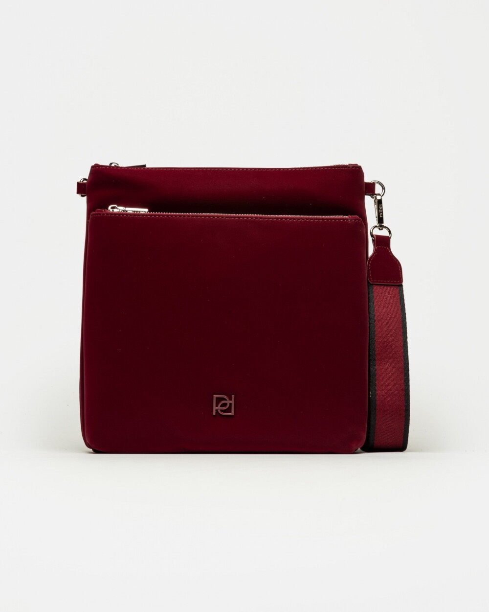 Bandolera Lily en gomato Bordeaux
